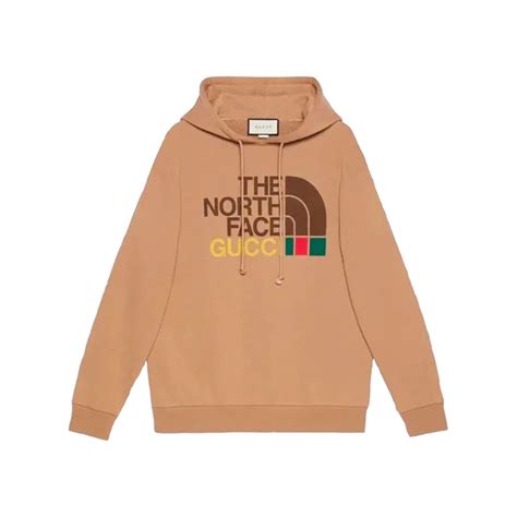 gucci x north face hat|Gucci north face hoodie brown.